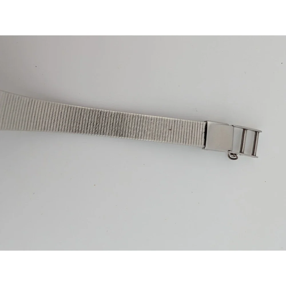 Vintage‎ Seiko Watch Women 13mm Case Silver 6.75